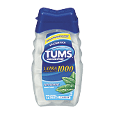 Tums Ultra 1000 ultra strength antacid, chewable tablets, peppermint flavor Full-Size Picture